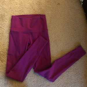 Lululemon Purple Workout Leggings